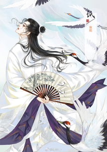文房雅物古风拟人系列插画作品