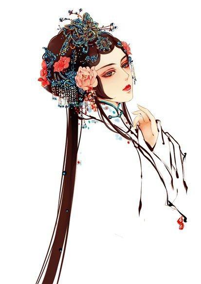 古典女生唯美伤感动漫头像,不带字,谢谢