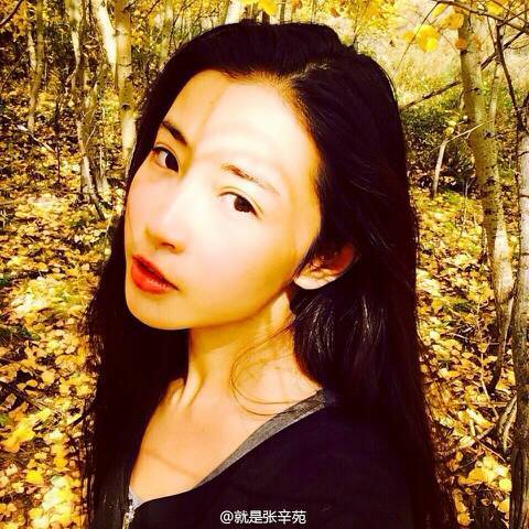 长发头像唯美侧脸在一片黄土地上
