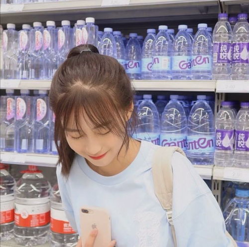仙气十足的蓝色系女生头像