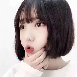 女生短发有刘海发型款款都很韩范儿