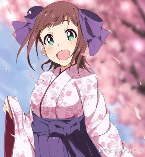 二次元和风美图人见人爱的可爱小姑娘,这和服太美了吧