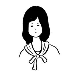 漫画卡通手绘头像简单小清新这条路有点黑你睡吧我负责