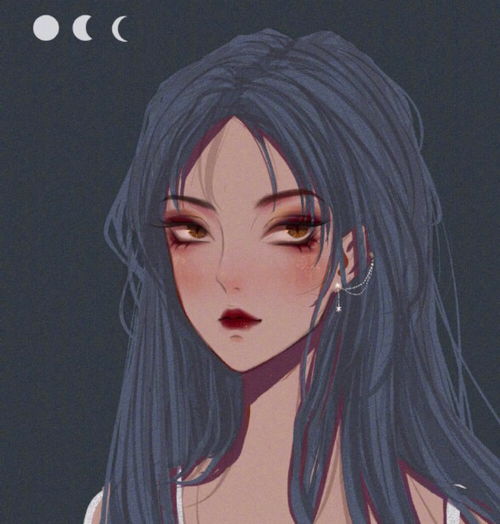 动漫女生头像高冷