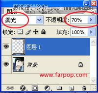 ps给大眼美女添加美丽的蓝色眼影