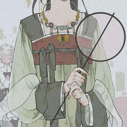 古风女头他是暗不下来的黄昏也是明不起来的清晨