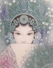 最美不过初相遇,锦衣少年美人羞付洛红工笔戏曲人物欣赏
