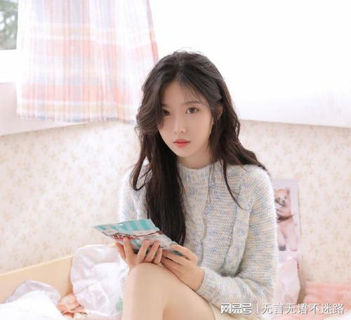 长发美女,暖冬休闲慵懒风美照