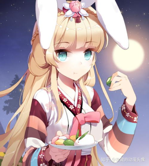 花季少女二次元手绘插画,蓝色长发少女,动感迷人