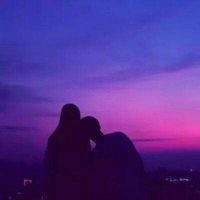 情侣头像唯美夕阳下还记得我们在夕阳的约定吗