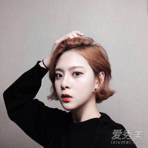 韩国女孩气质短发图片要时尚还得这样剪