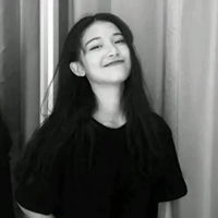 女生高冷黑白孤独头像女生