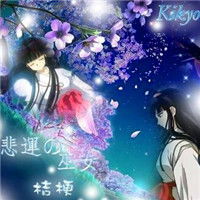 带有樱花的女生头像