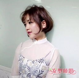 女生清爽迷人齐耳烫发攻略造型2018年最新时尚款短发介绍发型师姐