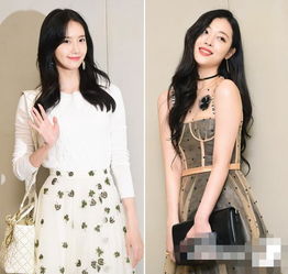 林允儿崔雪莉同台比美bigbang太阳女友闵孝琳白裙仙气十足