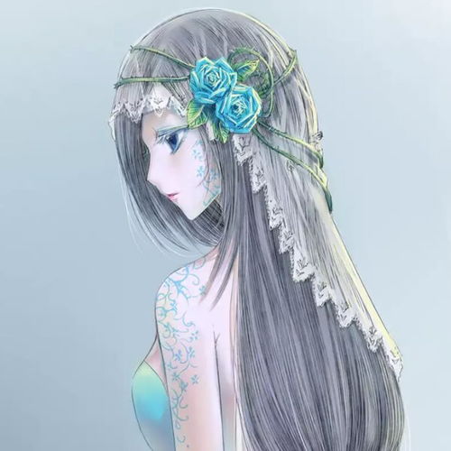 戴花的花豹