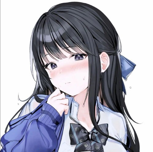 女生温柔的头像卡通动漫
