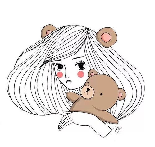 插画夏日里的小清新