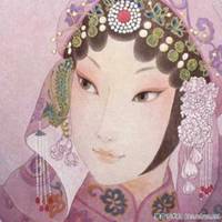 戏曲人物的美女头像古风