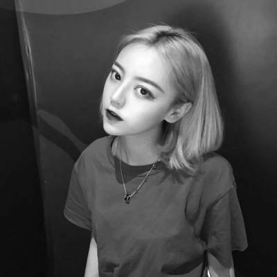 高清霸气女头像黑白图片超拽高雅社会女生头像图片