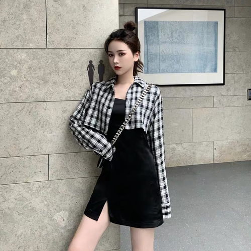 网红小个子穿搭高冷御姐轻熟风女装chic气质韩版时尚两件套装春装hdfs福卡商城