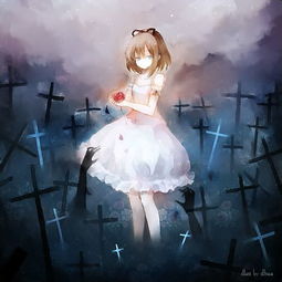 求几张冷酷或者哭泣的动漫少女图片,画风要美,不要那些头发画的很细的那种,最好是厚涂什么的
