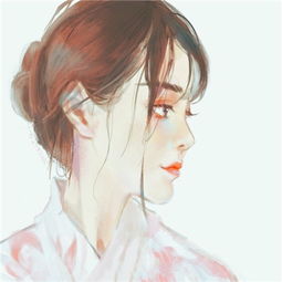 现代彩色素描头像女生唯美最新2018一眼见你万物不及