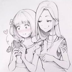 90后美女的小清新二次元动漫手绘,不能错过