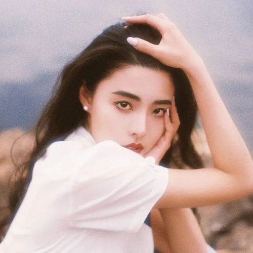 港风女头像朱茵