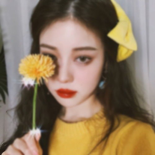 女生头像模糊女头