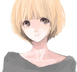 二次元世界里的少女插画
