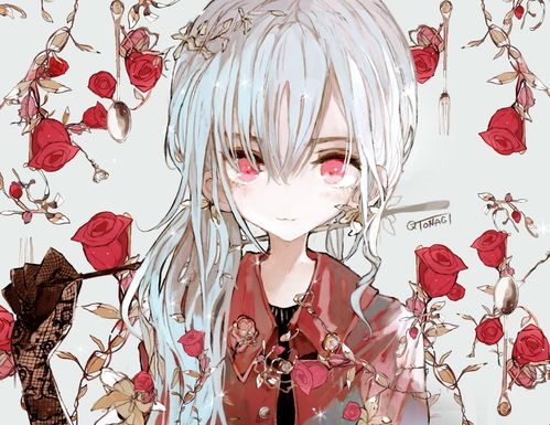花开堪折直须折,莫待无花空折枝花与少女动漫美图第1期