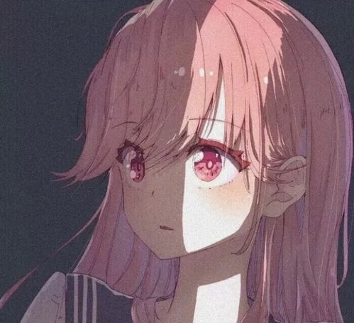 粉色系女生动漫头像希望你的底色一直是勇敢和善良