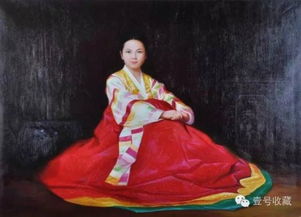 朝鲜油画未施粉黛,却已倾城