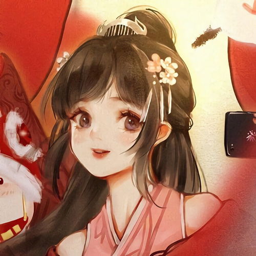 中国古风二次元女头,美到没朋友