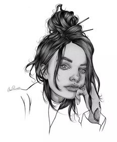 素描插画,好看的皮囊千篇一律,有趣的灵魂万里挑一