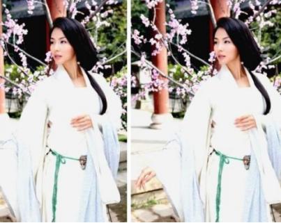 10大女星仙气白衣装对比,杨幂清纯韩雪辣眼睛,第一无人可超越
