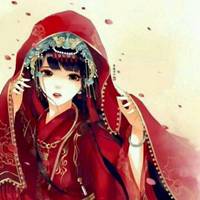 古装霸气女生头像红色系微信头像图片大全