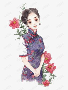 水彩女孩素材图片免费下载高清png千库网图片编号8367046
