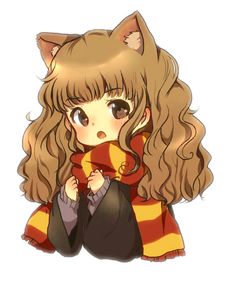 猫耳少女卷发