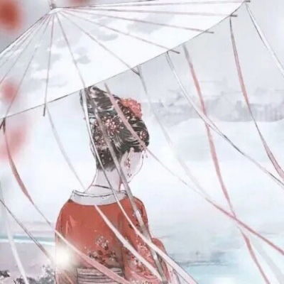 女生手绘头像古风气质韩版手绘头像女生唯美