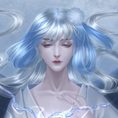 神仙气质的插画动漫古风女生头像