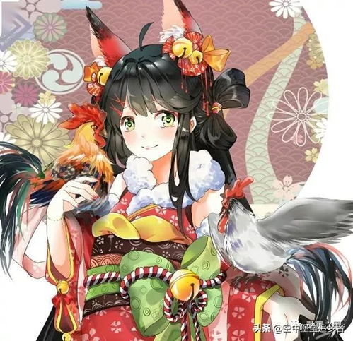 二次元动漫美图欣赏身穿和服,明艳动人的女生,真好看