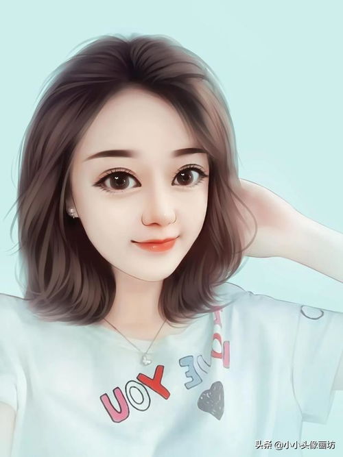 你的头像该换了,真人大眼睛芭比娃娃手绘头像,甜美又减龄