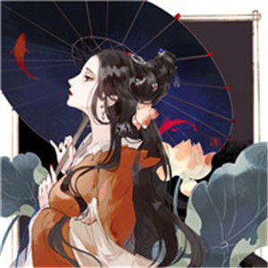 离别相思远缘分已尽手绘唯美古风美女头像