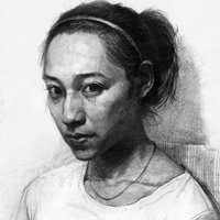 素描气质女人头像图片微信头像图片大全