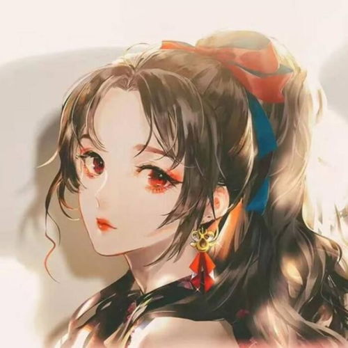 女生头像病娇绘画古风