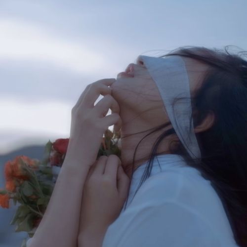 ins蓝色系女头