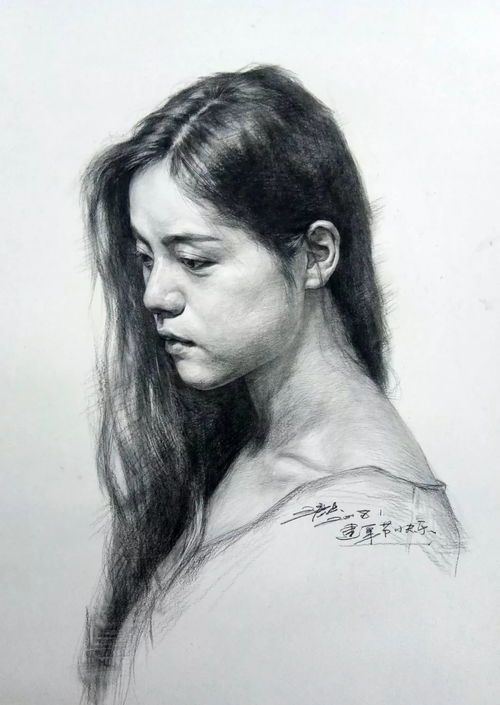 精益求精的素描头像王麒