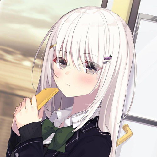 二次元少女头像,装睡的人叫不醒,想走的人留不住